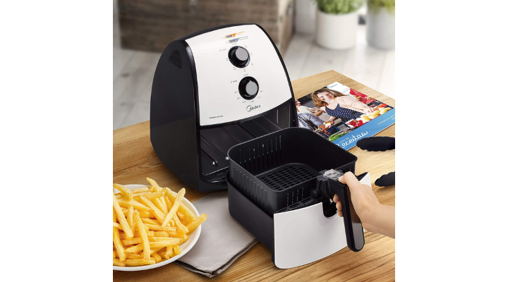 Fritadeira Airfryer Midea 4L 81 Fritadeira Airfryer Sem Oleo 4L Branco 127V Midea 2024