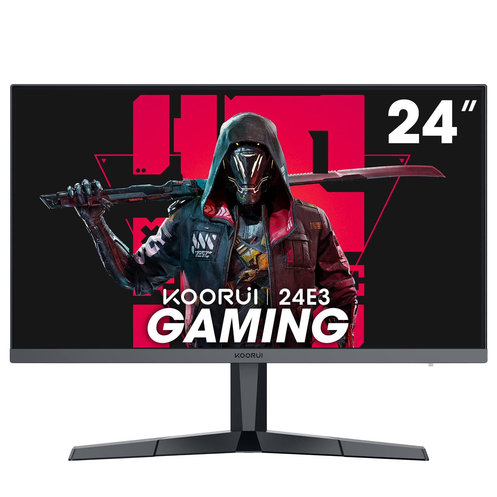 14 Melhores Monitores Super Ultralargos para uma Experiência Imersiva 88 KOORUI 24" Gaming Monitor 165Hz