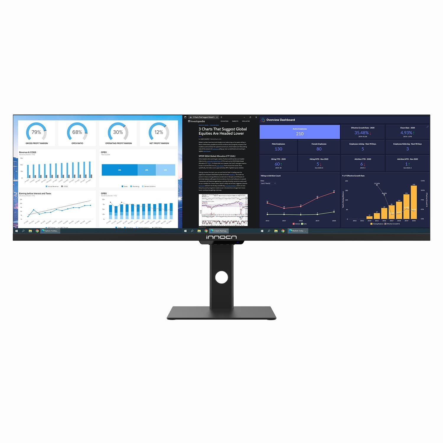 14 Melhores Monitores Super Ultralargos para uma Experiência Imersiva 81 INNOCN 44C1G Ultrawide Monitor
