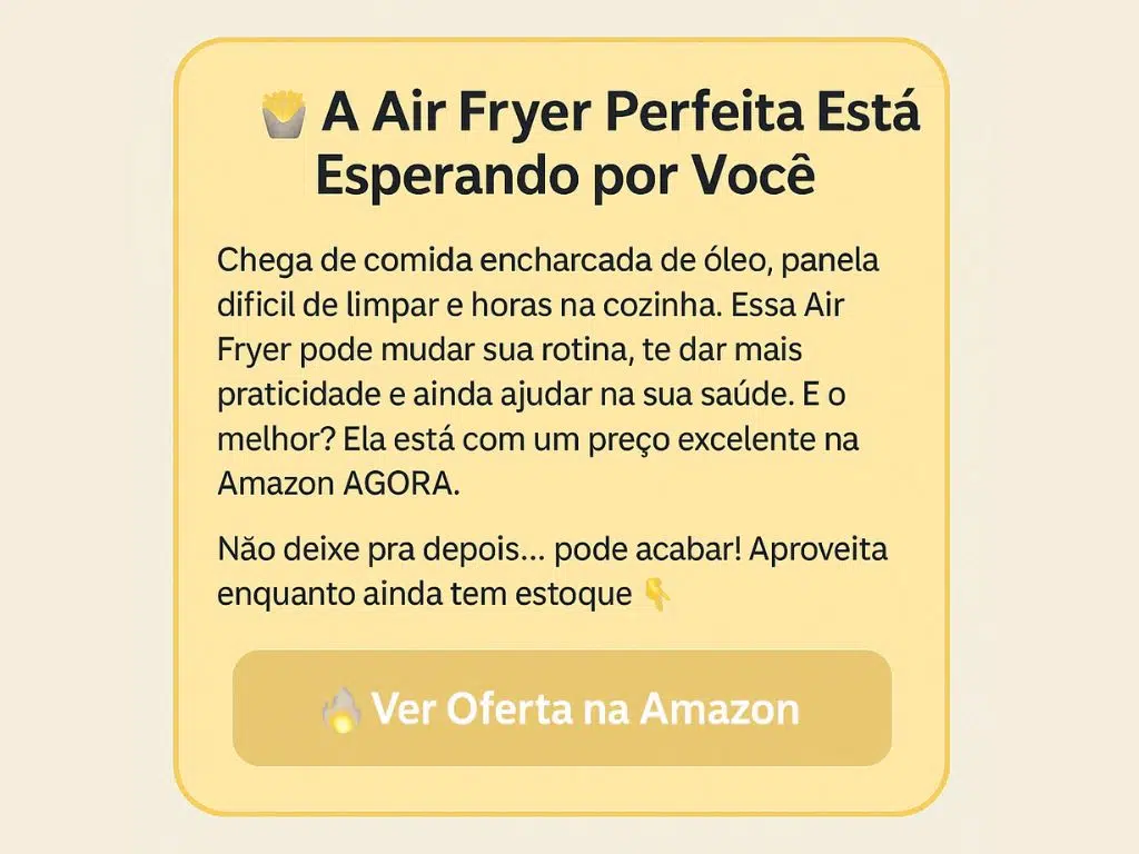 đ As 7 Melhores Air Fryers de 2025: Guia Completo para Comprar Sem Arrependimento 80 As 7 Melhores Air Fryers de 2025